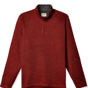 Men’s NWT wrangler half zip sz XL or 2XL heathered maroon